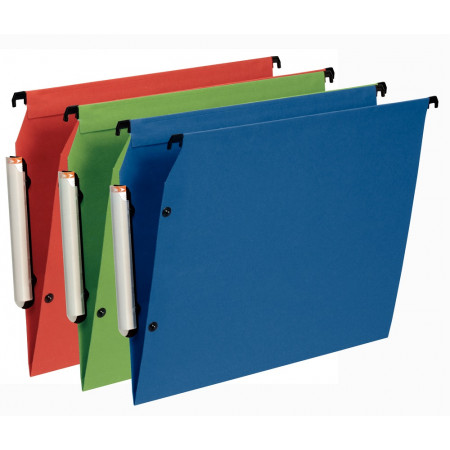 25 DOSSIER SUSPENDUS POUR ARMOIRE FOND 15 BLEU