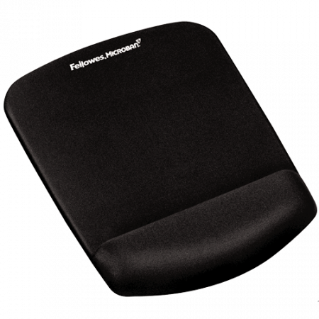 Tapis de souris - Repose poignet PlushTouch - Noir