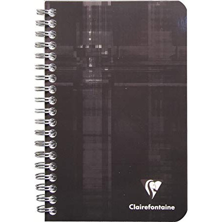 CAHIER SPIRALE 384 PAGES PETIT FORMAT ,COUVERTURE POLYPROPYLÈNE (PLASTIQUE)