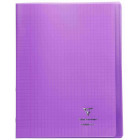 Koverbook piqué polypro transparent 9 couleurs ass. 24x32cm 96p séyès