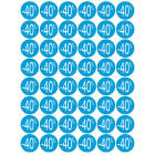 PAQUET 4 FEUILLES 192 ETIQUETTES - REMISE -40% D24mm