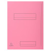CHEMISE 2 RABATS DOSSIER SUSPENDUS ROSE