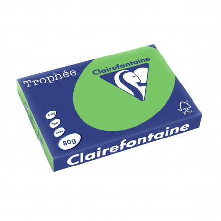 CLAIREFONTAINE Pochette de 10 feuilles papier dessin Blanc A3 180g  Ref-96185