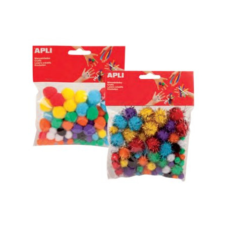 Sachet de 78 pompons