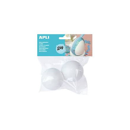 Sachet de 2 boules Polystyrène