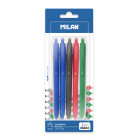 STYLO P1 X5 2BL+1NO+1RO+1VE