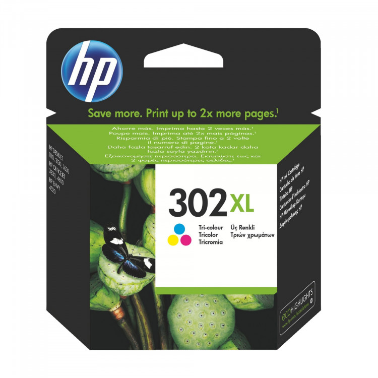 CARTOUCHE HP 302 XL COULEURS