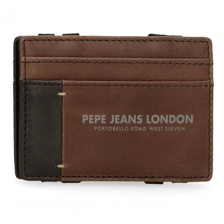 PORTEFEUILLE PP JEANS LONDON MARRON