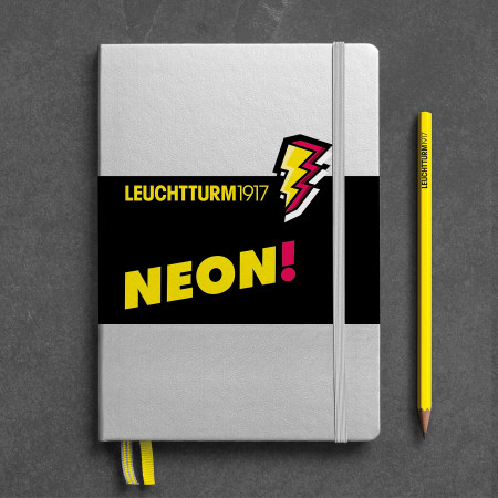 CARNET NEON! (A5) BULLET, JAUNE