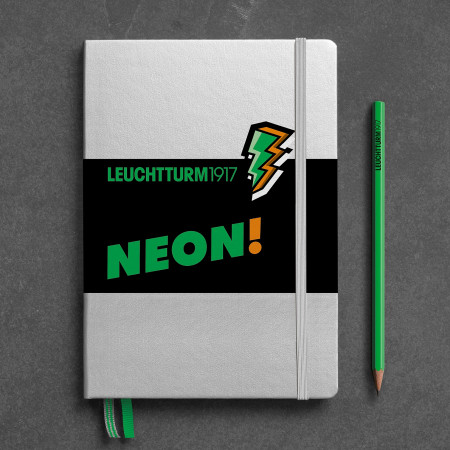 CARNET NEON! (A5) BULLET, VERT