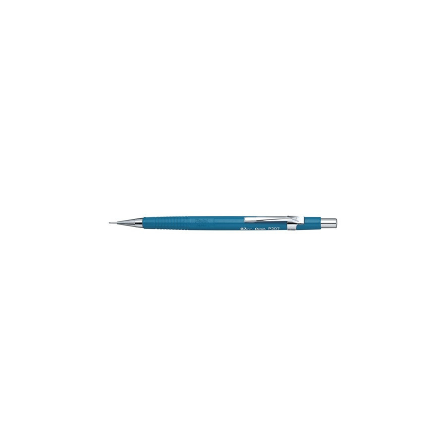 Blister 1 stylo encre bleue + 1 porte-mine 0,5 mm CAPSULE Silver bleu •  MILAN