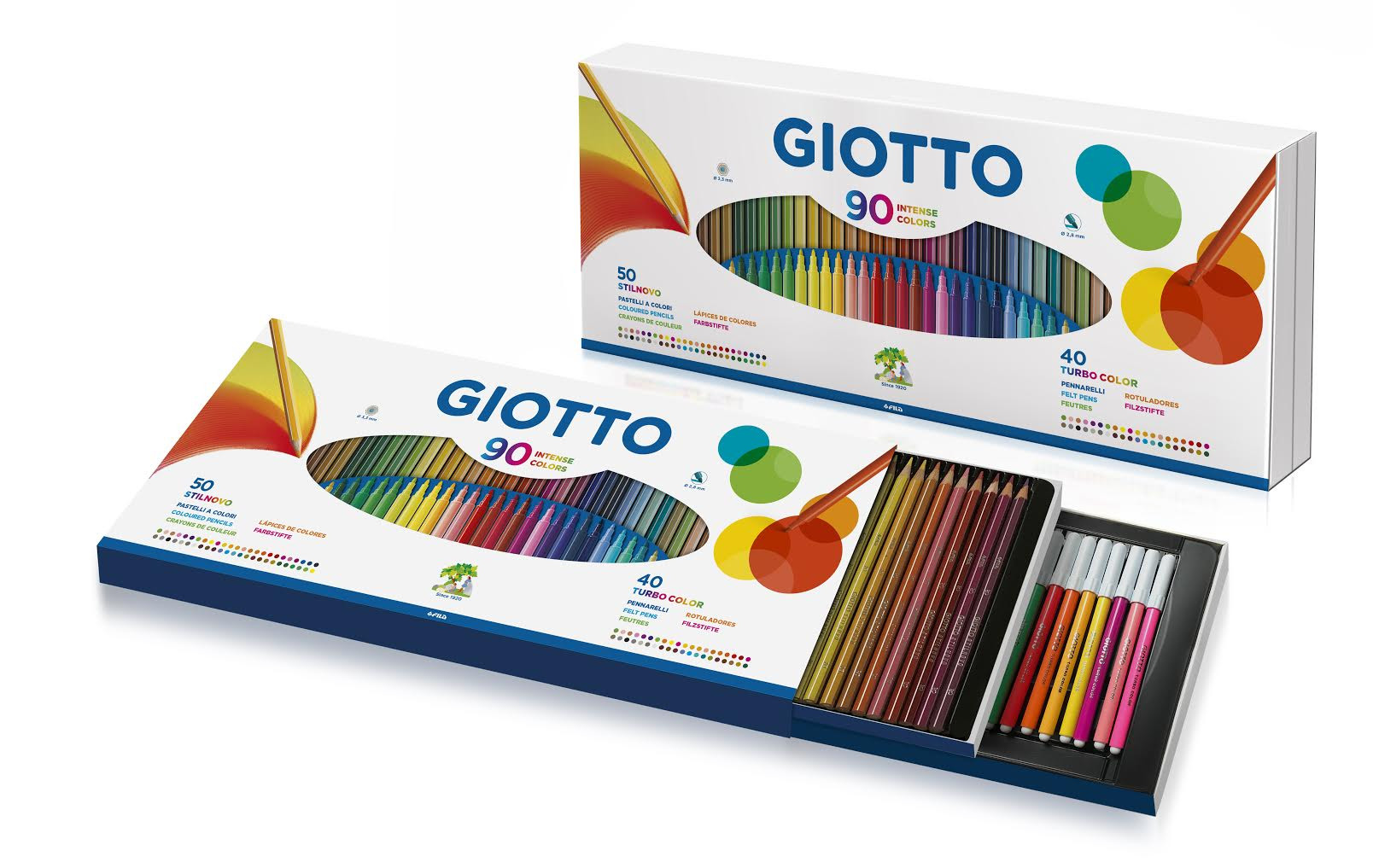 Crayons de cire Giotto Bébé - 40 crayons