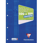 Bloc de cours grand carreaux 200 + 100 pages gratuites