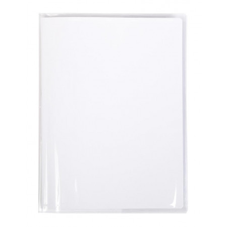 PROTEGE CAHIER AVEC RABAT 24X32 TRANSPARENT