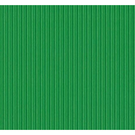 CARTON ONDULÉ 50X70CM VERT