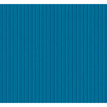 CARTON ONDULÉ 50X70CM BLEU