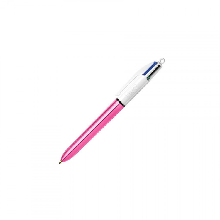 STYLO 4 COULEURS SHINE ROSE