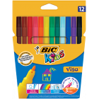 FEUTRES BIC VISA POINTE FINE ETUI 12