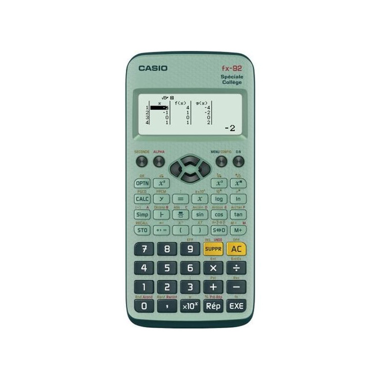 CASIO Calculatrice scientifique FX92 spéciale collège