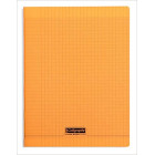 Cahier Clairefontaine 192 p 24x32 90g, couverture polypro Orange