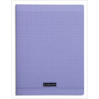 Cahier 192p 24x32 cm 90g, couverture polypro Violet