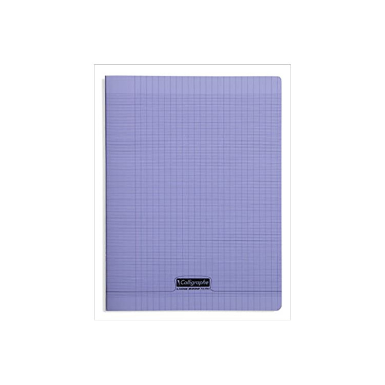 Cahier 192p 24x32 cm 90g, couverture polypro Violet