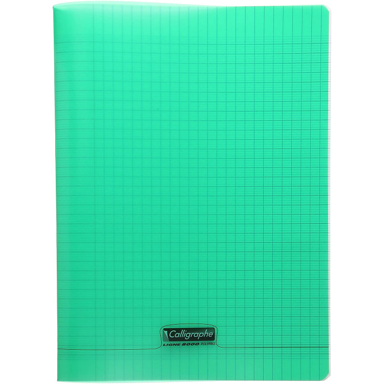 Cahier Polypro 24X32 192P, Vert