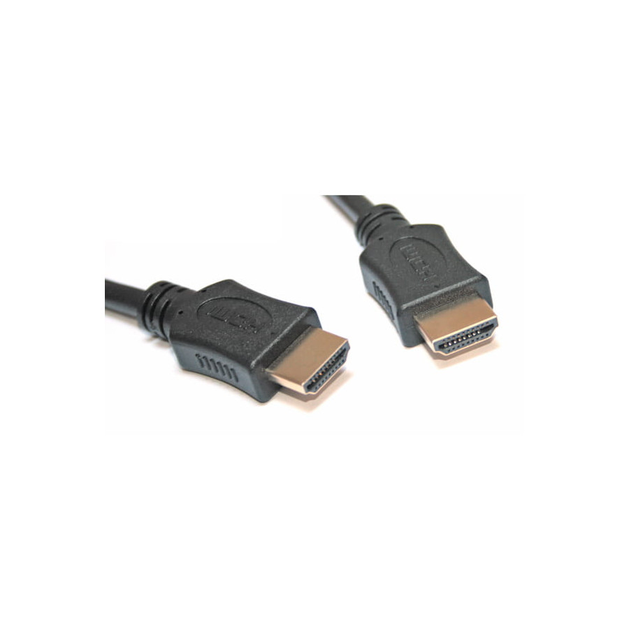 Câble noir HDMI mâle vers DVI mâle
