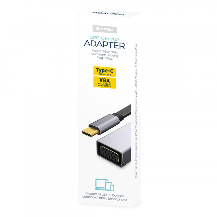 Adapt Multimédia Type-C vers VGA 1080