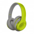 CASQUE BLUETOOTH 3.0 PLATINET VERT/GRIS