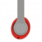 CASQUE BLUETOOTH 3.0 PLATINET GRIS/ROUGE