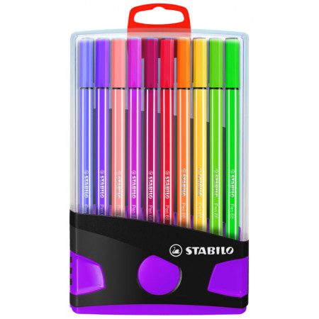 Colortime Feutres de coloriage Two-Tip lot de 6 Pastel