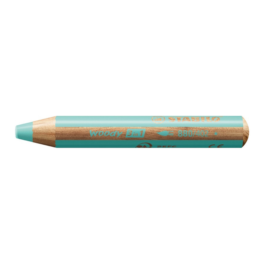 1 crayon multitalents STABILO woody 3 in 1 bleu pastel - BuroStock  Guadeloupe