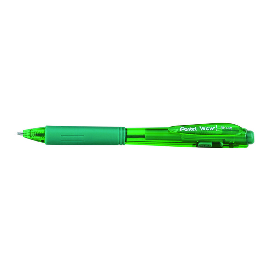 STYLO BILLE - Pentel Wow! - 1,0mm - EPAISSEUR DE TRAIT VERT