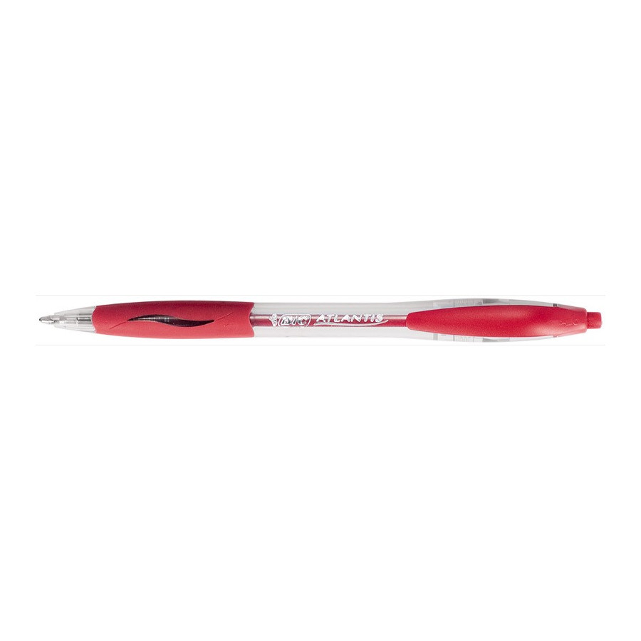 STYLO BILLE - BIC CRISTAL - 1,0mm - EPAISSEUR DE TRAIT - ROUGE