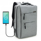 SAC A DOS URBAIN XL 15,6' MULTIPOCHE USB