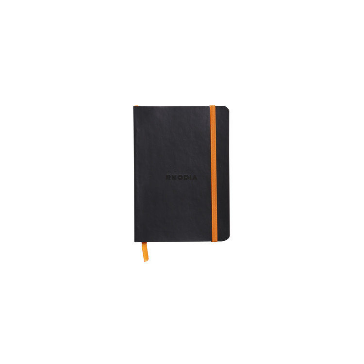 Carnet Rhodiar souple Noir 144p 90g