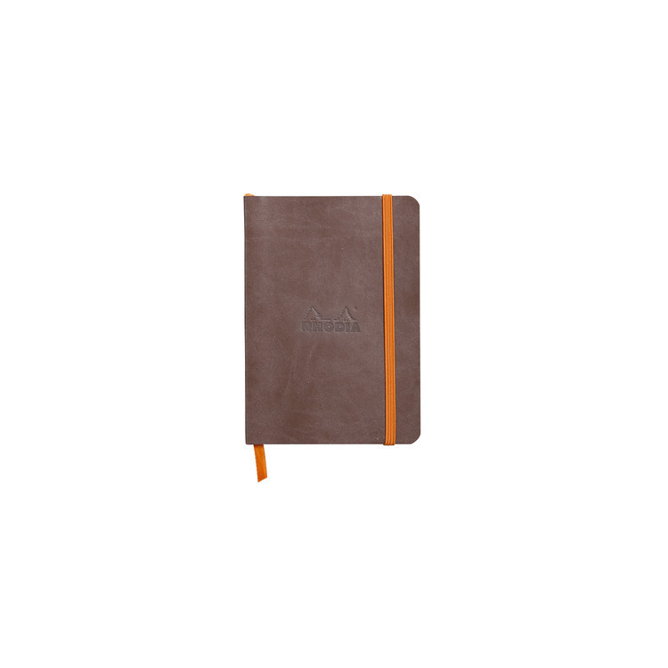 Carnet Rhodiar souple A6 Chocolat 144p 90g