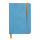 Carnet Rhodiar souple A6 Turquoise 144p 90g