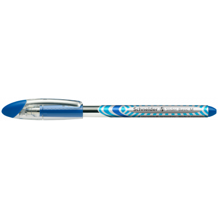 STYLO BILLE - SLIDER BASIC - M - EPAISSEUR DE TRAIT MOYEN - BLEU