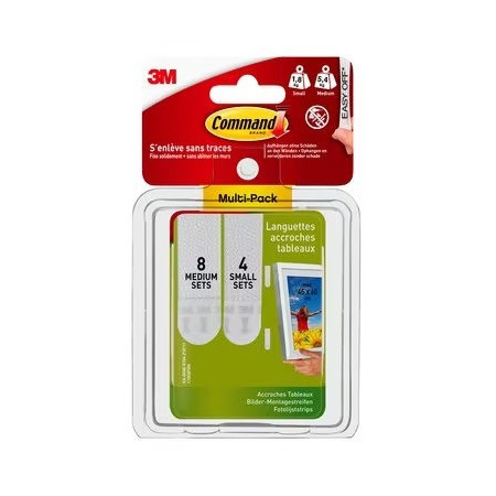 Multi-Pack languette accroche tableau petit/moyen 5,4kg