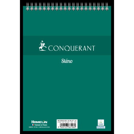 Bloc Conquérant spirale A5 180 pages 60G UNI