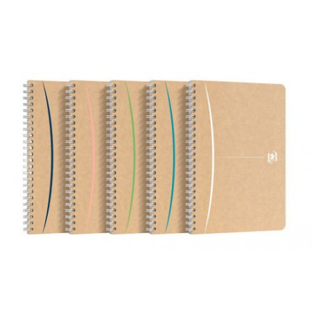 Cahier Oxford Touareg spirale A5 180 pages Q5/5 Recyclé