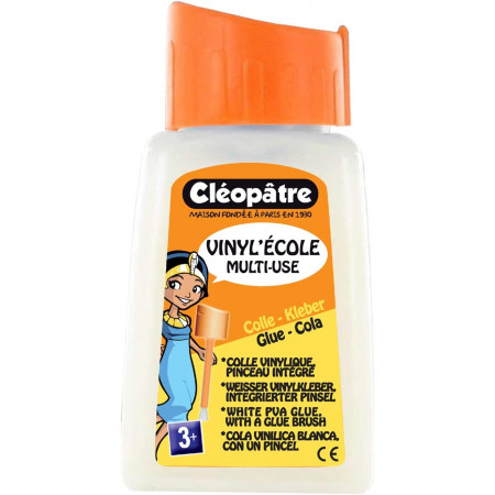 Colle PVA blanche vinylique papier carton séchage transparent