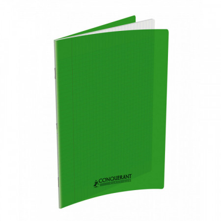 CAHIER POLYPRO 24X32 96P SEYES VERT