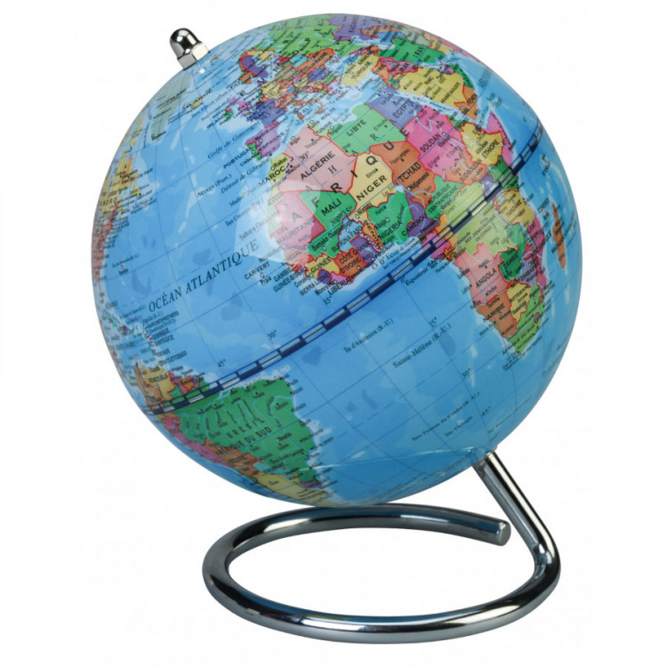 MINI GLOBE 10.6 CM NON LUM-3 COL ASSORT