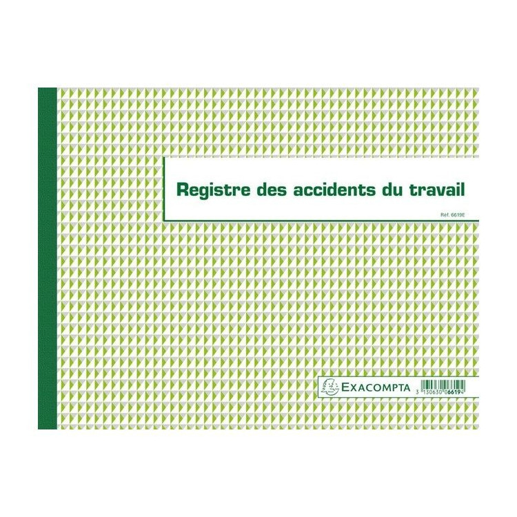 REGISTRE ACCIDENTS DU TRAVAIL