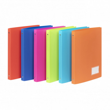 CLASSEUR SOUPLE A4 RING BINDER 24.5X32CM