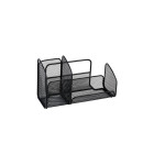 ORGANISEUR BUREAU 3 COMPARTIMENTS NOIR