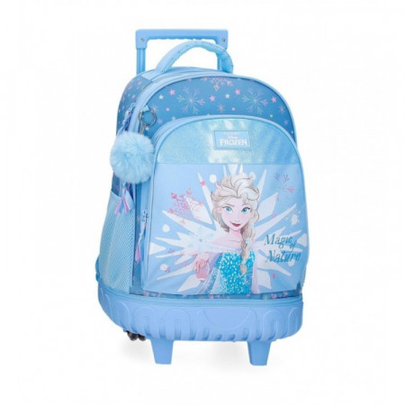 SAC A DOS A ROULETTES FROZEN MAGIC BLEU